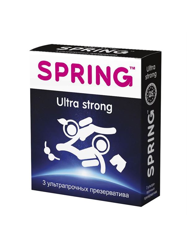 Ультрапрочные презервативы SPRING ULTRA STRONG (3 шт)