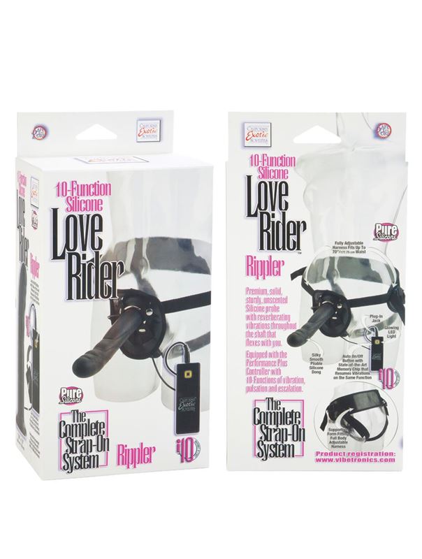 Страпон с вибрацией Love Rider Rippler