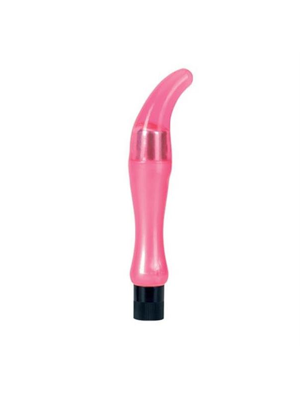 Розовый вибромассажер для G-точки ULTRA 7 G-SPOT (17,8 см)