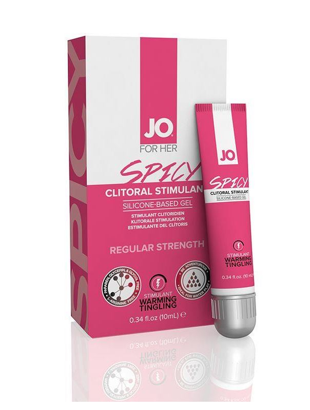 Возбуждающий гель для клитора сильного действия JO SPICY CLITORAL GEL (10 мл)