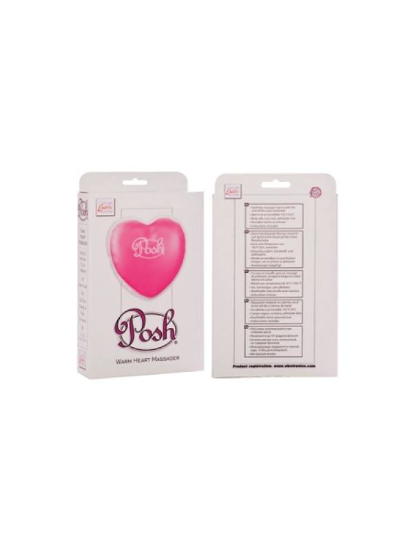 Согревающий массажер в форме сердца POSH WARMING HEART MASSAGR розовый