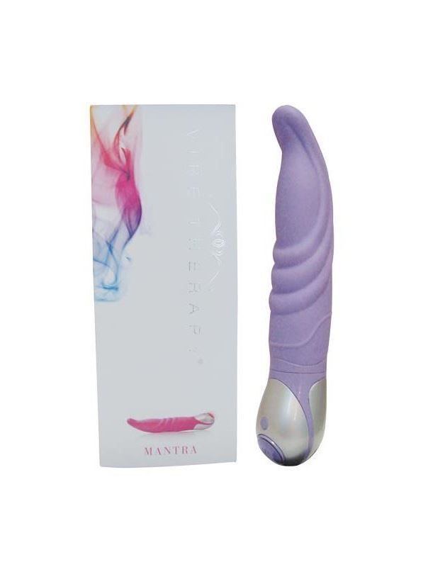 Фиолетовый вибратор Mantra из серии VIBE THERAPY (19 см)