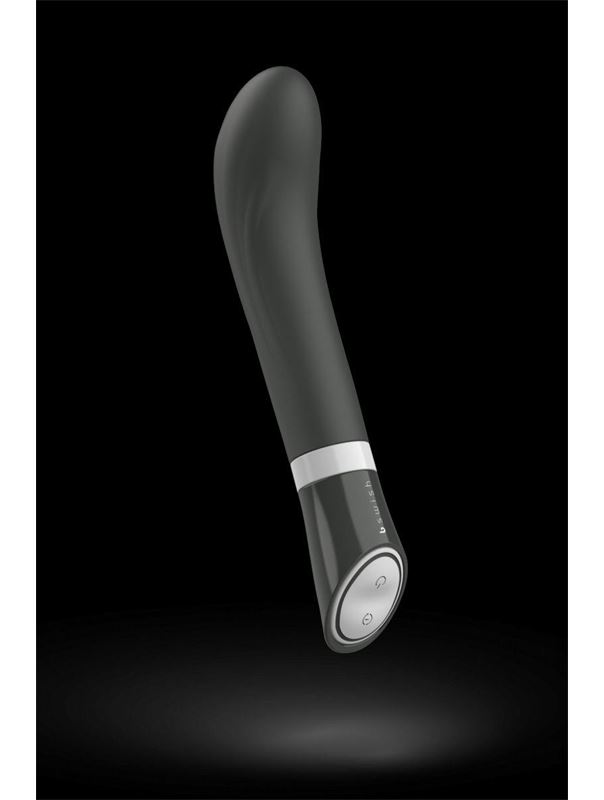 Черный G-стимулятор с вибрацией Bgood Deluxe Curve (19,3 см)