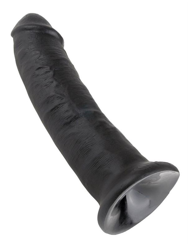Чёрный фаллоимитатор 9" King Cock (22,9 см)