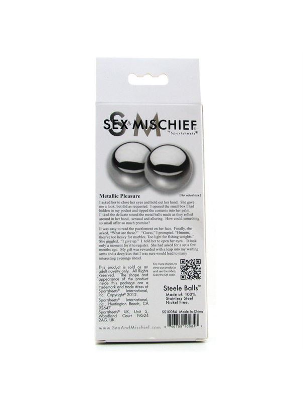 Металлические вагинальные шарики S&M STEEL BALLS