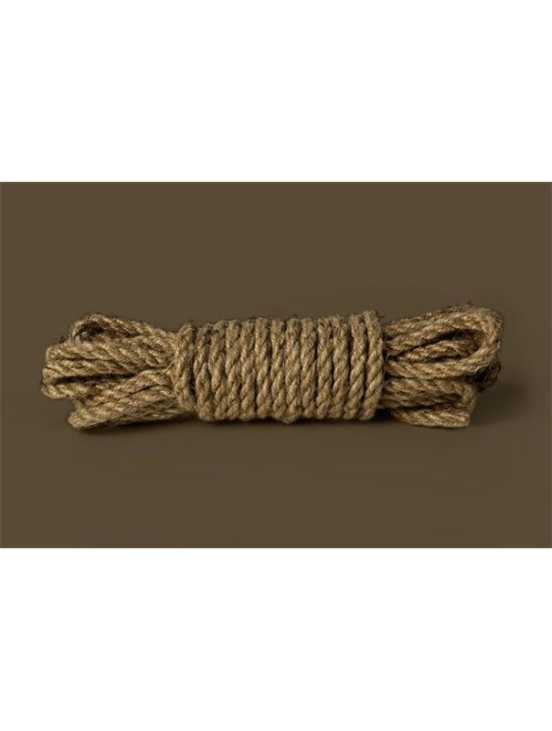 Пеньковая верёвка для бондажа Shibari Rope (10 м)