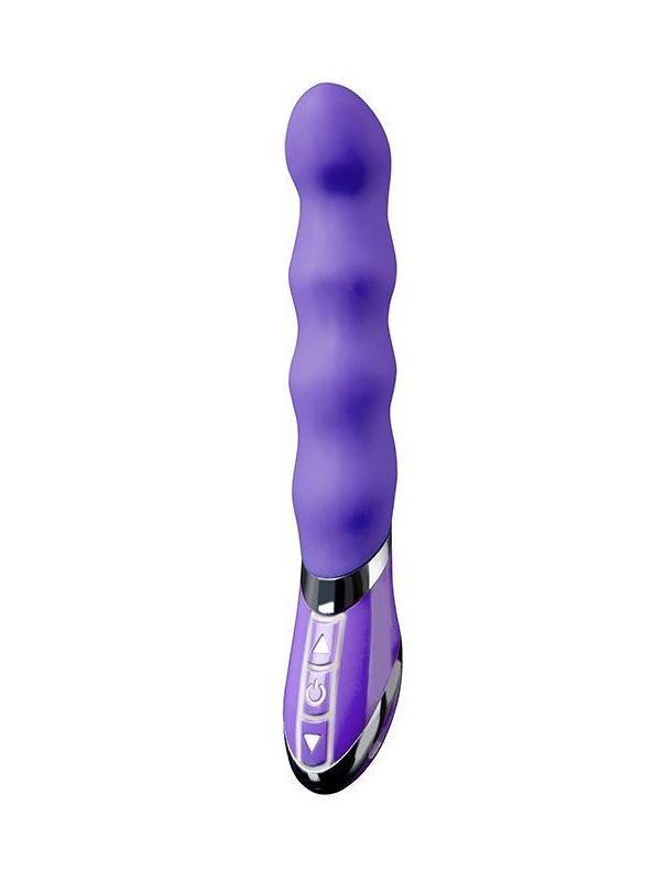 Фиолетовый стимулятор G-точки OPTIMAL G 7.5INCH RECHARGEABLE VIBRATOR - 20,3 см.