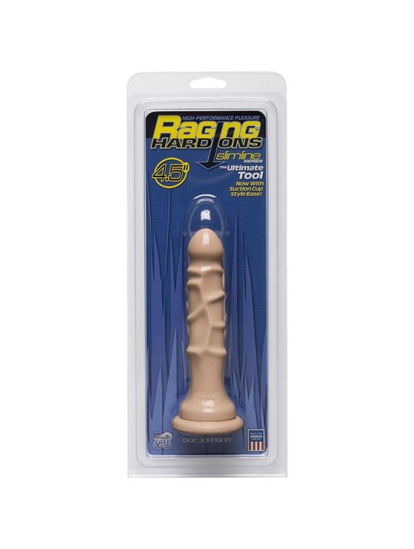 Анальная пробка фаллос Raging Hard-Ons Slimline with Suction Cup 4.5" Dong (15,5 см)