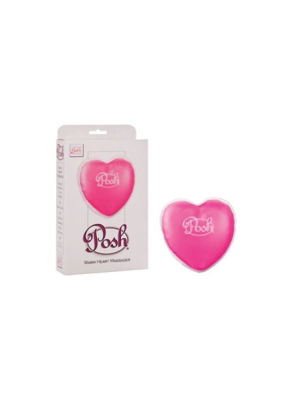 Согревающий массажер в форме сердца POSH WARMING HEART MASSAGR розовый