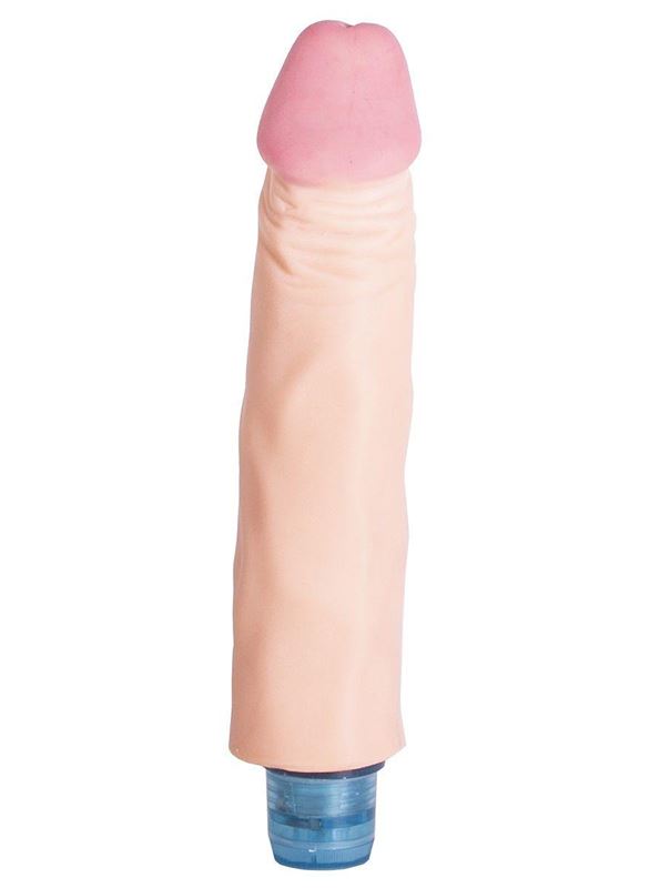 Телесный вибратор Vibro Realistic Cock Dildo без мошонки (19,5 см)