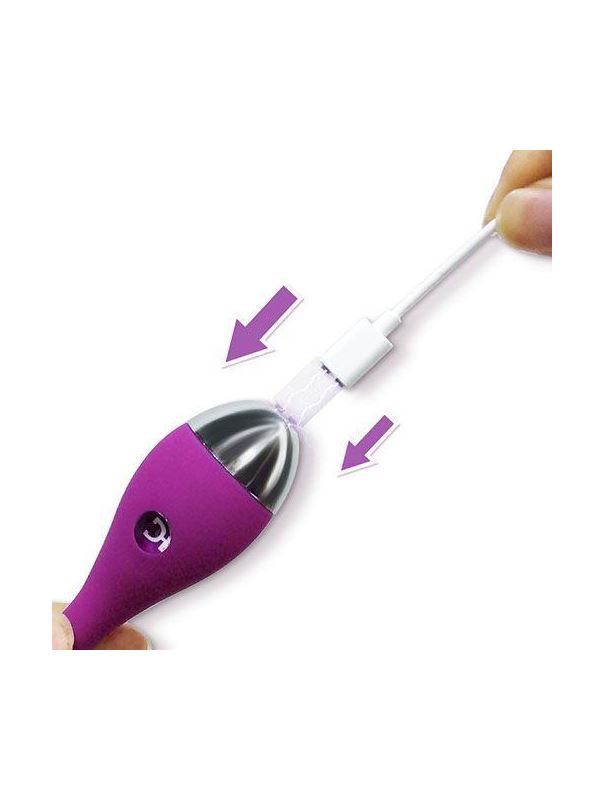 Фиолетовый вибратор G-Spot Evelyn (15,1 см)