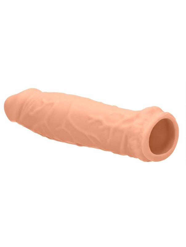 Телесная увеличивающая пенис насадка Penis Extender (17 см)
