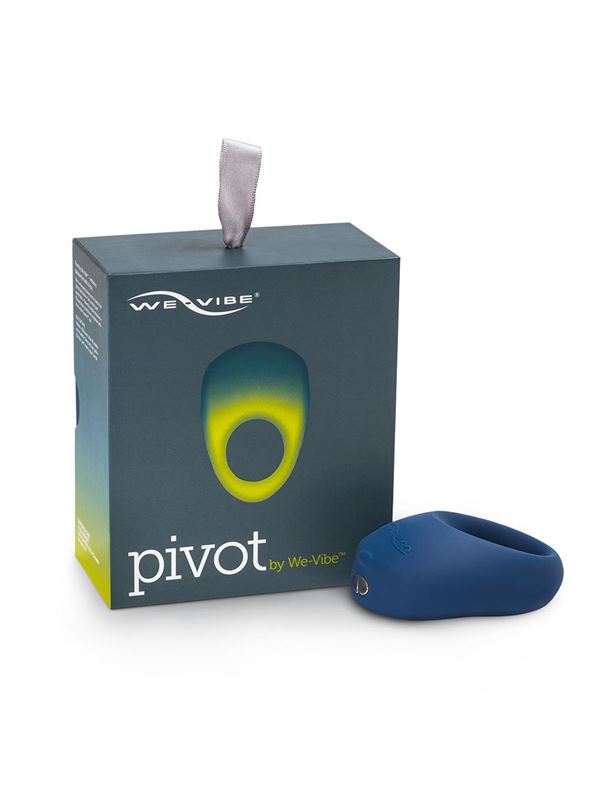 Синее эрекционное виброкольцо We-vibe Pivot