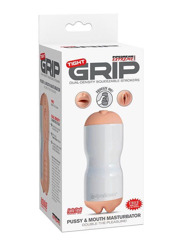 Мастурбатор вагина-ротик Pipedream Extreme Toyz Tight Grip Pussy & Mouth