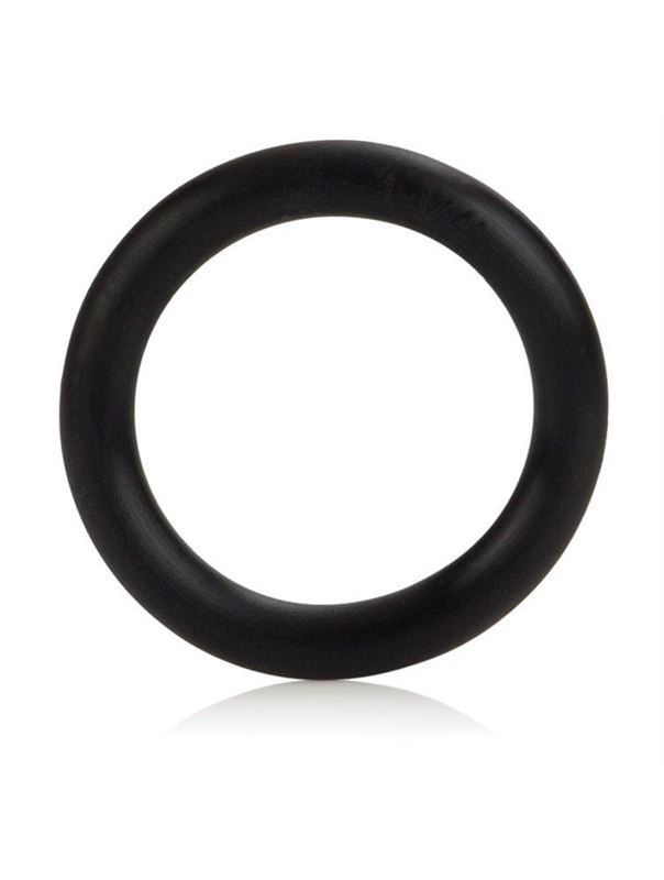 Чёрное эрекционное кольцо Black Rubber Ring