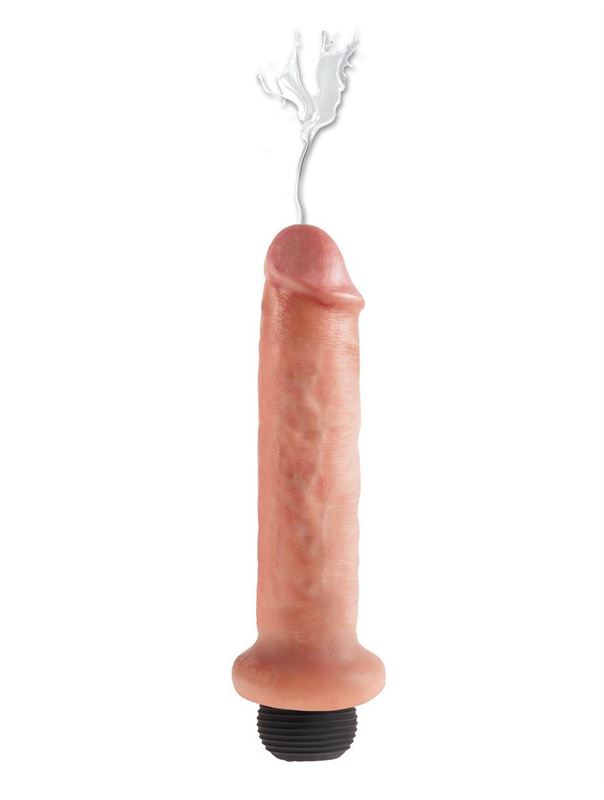 Фаллоимитатор с имитацией семяизвержения 7" Squirting Cock (21,6 см)