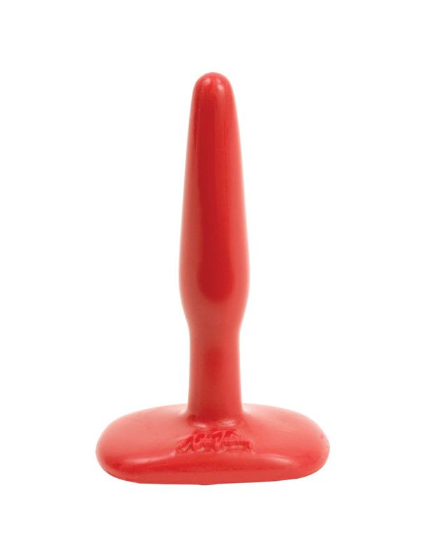 Красная анальная пробка Butt Plug Red Slim Small