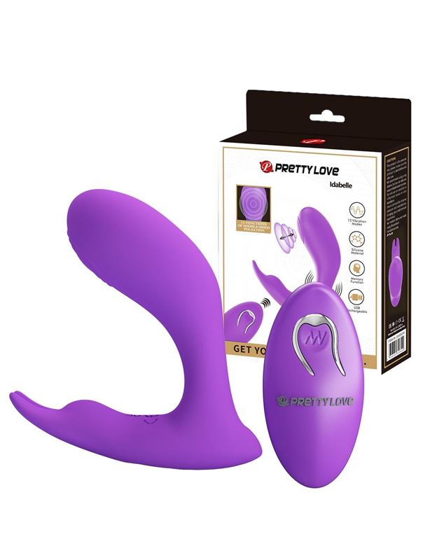 Фиолетовый стимулятор G-точки Idabelle с пульдом ДУ (10,1 см)