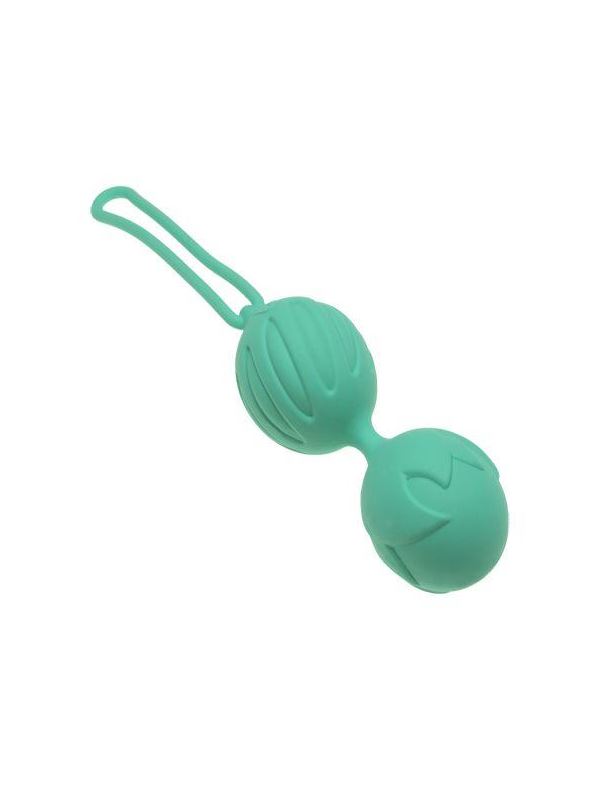 Зелёные вагинальные шарики Geisha Lastic Ball S