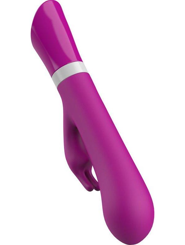Ярко-розовый вибратор-кролик Bwild Deluxe Bunny (19,3 см)