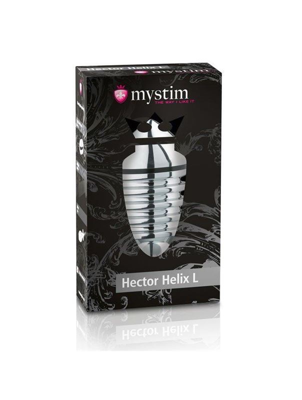 Анальный плаг для электростимуляции Hector Helix Buttplug L (11,5 см)