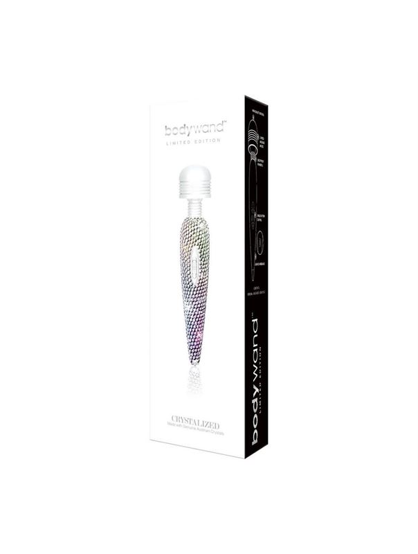 Вибратор со стразами Crystalized USB Wand Massager 