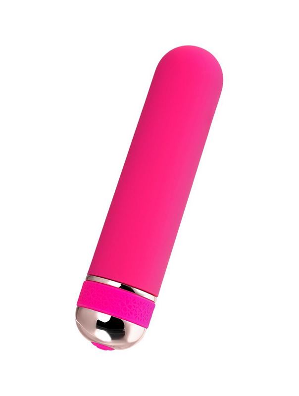 Розовый нереалистичный мини-вибратор Mastick Mini (13 см)