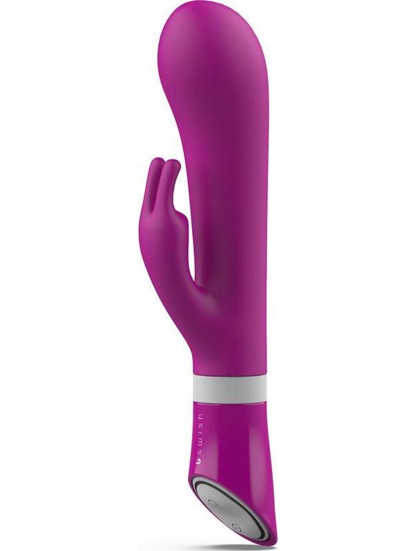 Ярко-розовый вибратор-кролик Bwild Deluxe Bunny (19,3 см)
