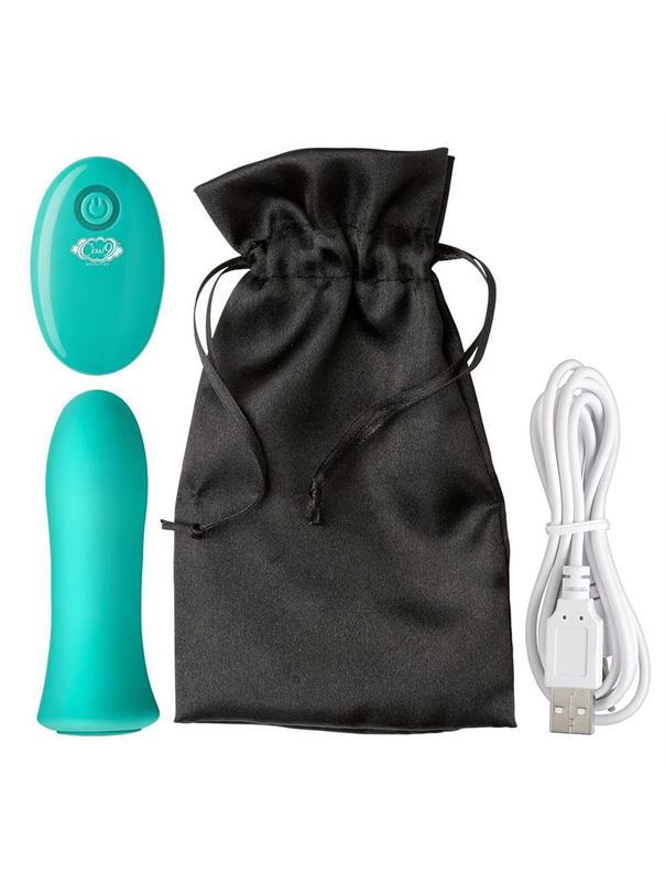 Зеленая вибропуля с пультом ДУ Pro Sensual Bullet Vibrator