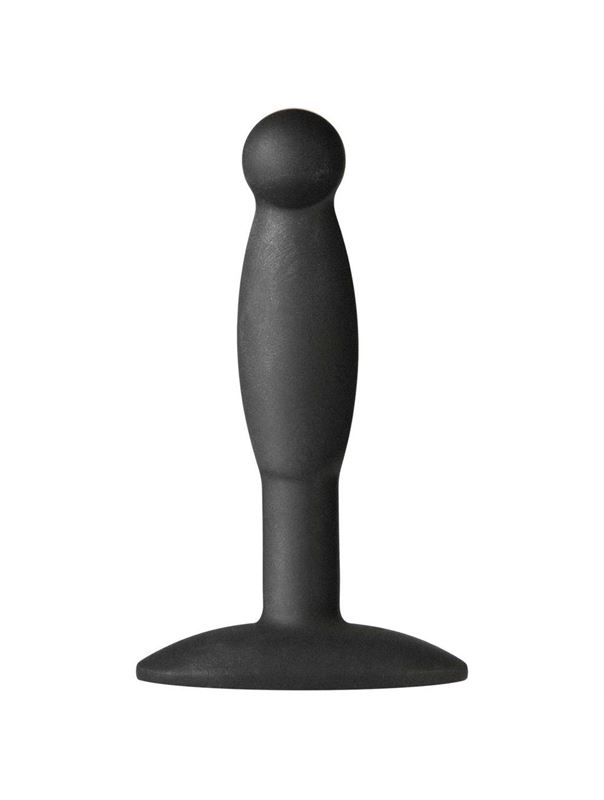 Черная анальная пробка Platinum Premium Silicone - The Minis - Smooth Small - Black S