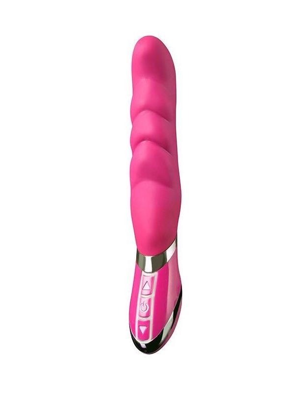 Розовый вибратор для G-стимуляции OPTIMAL G 7.5INCH RECHARGEABLE VIBRATOR - 19 см.