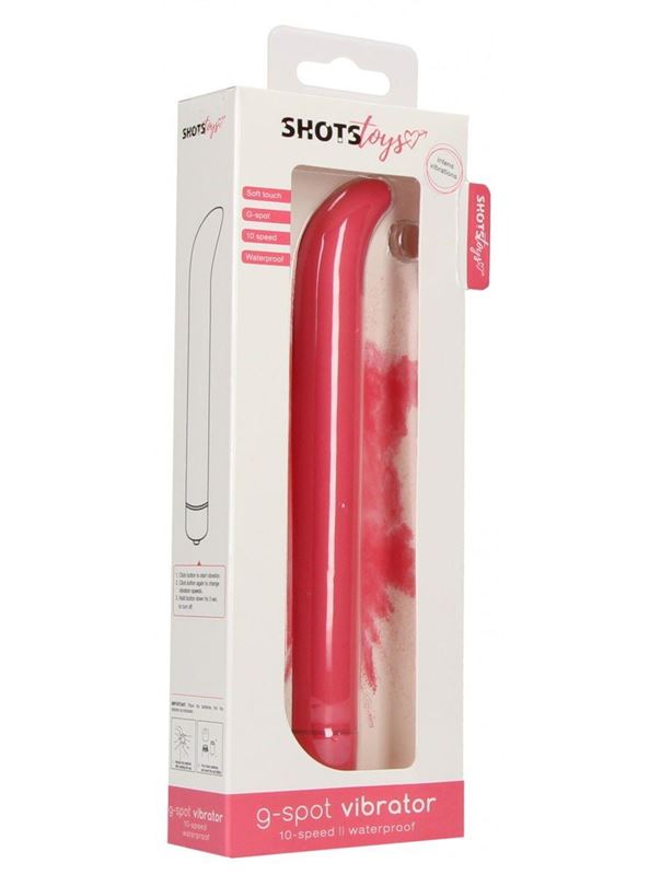 Розовый компактный вибратор G-Spot Vibrator (16 см)