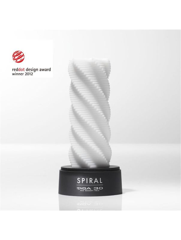 Белый мастурбатор Tenga 3D SPIRAL