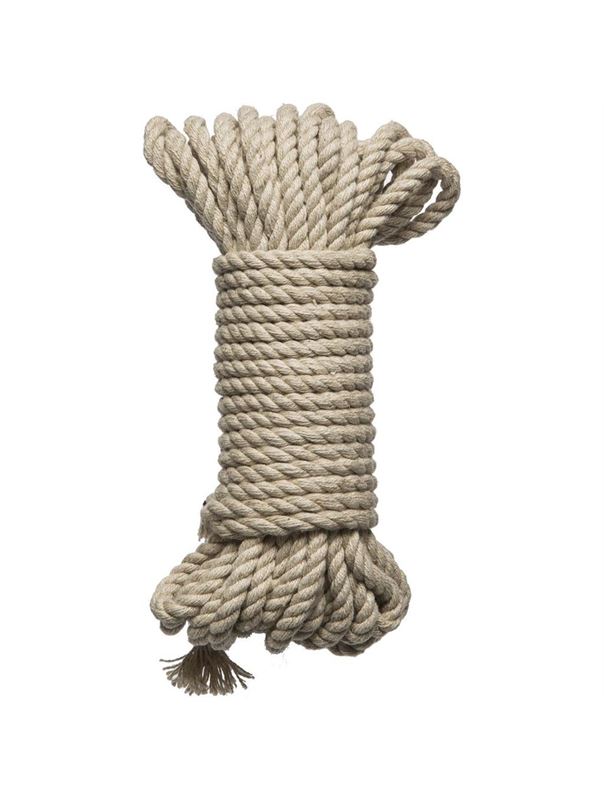 Бондажная пеньковая верёвка Kink Bind Tie Hemp Bondage Rope 30 Ft (9,1 м)