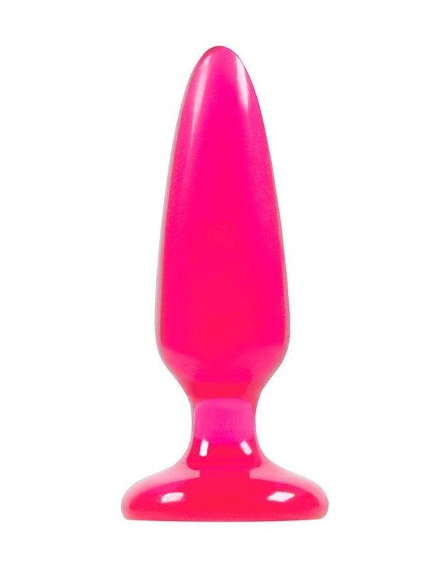 Малая розовая анальная пробка Jelly Rancher Pleasure Plug Small (10,2 см)