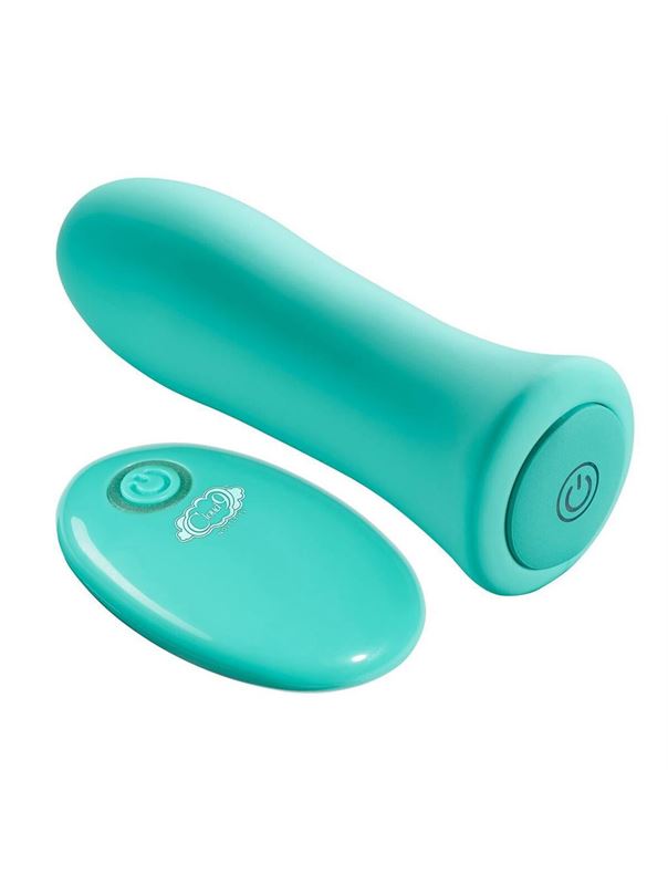 Зеленая вибропуля с пультом ДУ Pro Sensual Bullet Vibrator