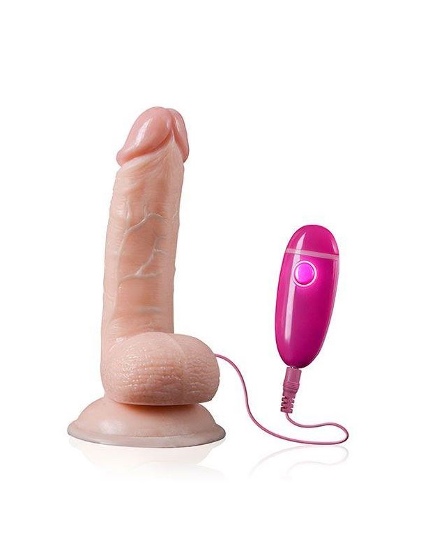 Перезаряжаемый вибратор G-GIRL 6INCH PVC RECHARGEABLE VIBRATOR - 15,2 см.