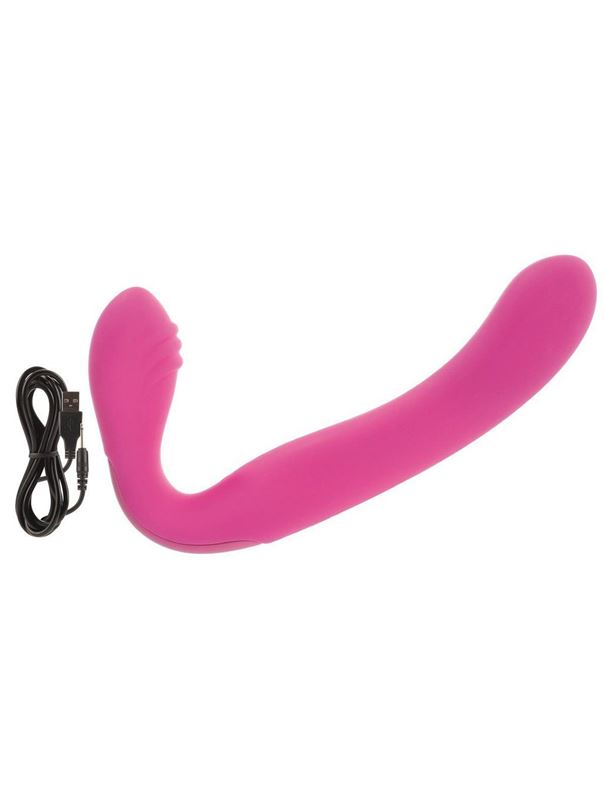 Перезаряжаемый водонепроницаемый страпон Rechargeable Silicone Love Rider Strapless Strap-On