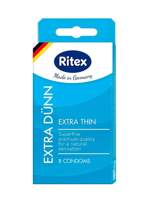 Ультратонкие презервативы RITEX EXTRA DUNN (8 шт)