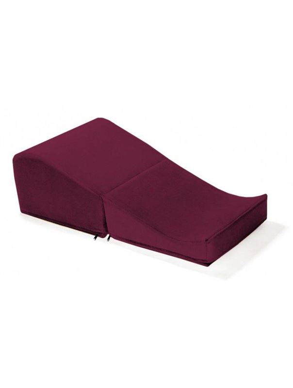 Вишнёвая подушка для любви Liberator Retail Flip Ramp с чехлом из вельвета