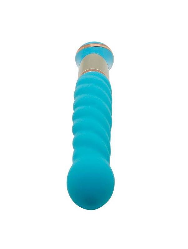 Голубой вибратор ротатор ECSTASY Deluxe Charismatic Vibe (21 см)