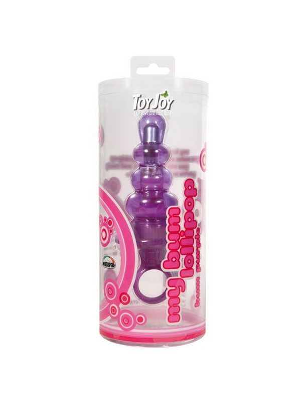 Анальный вибростимулятор My Bum Lollipop Vibro Butt Plug Purple (8,5 см)