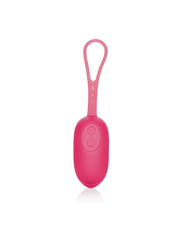 Розовое виброяйцо Power play kegel exciter 