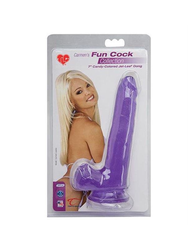 Гелевый фаллоимитатор на присоске Carmen’s Fun Cock (17,5 см)