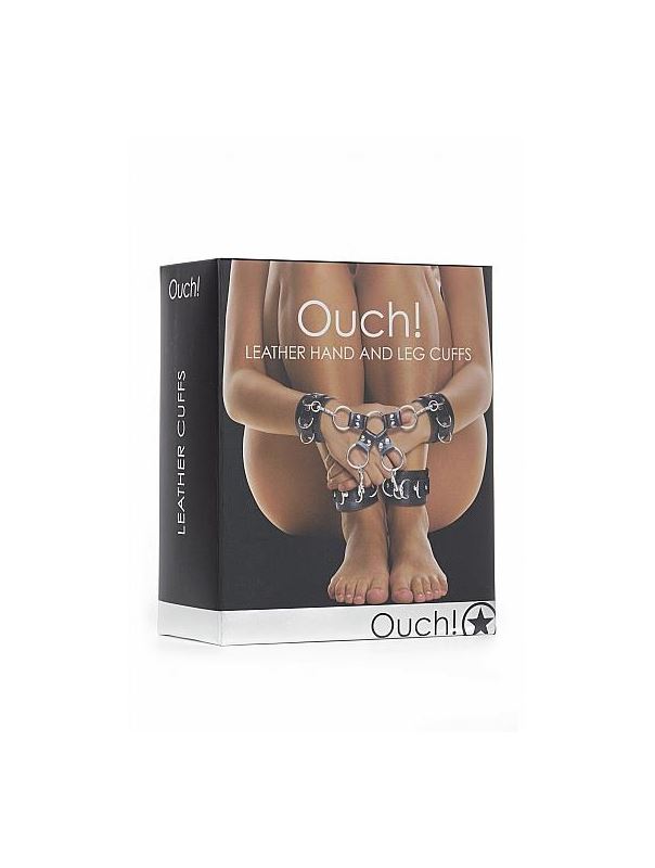 Черный комплект оков Hand And Legcuffs