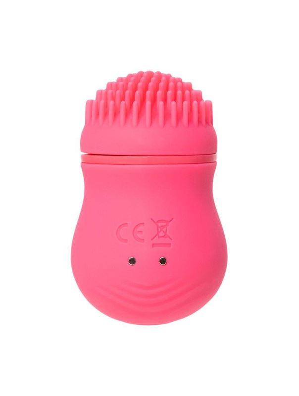 Розовый стимулятор клитора CURU-CURU BRUSH ROTER