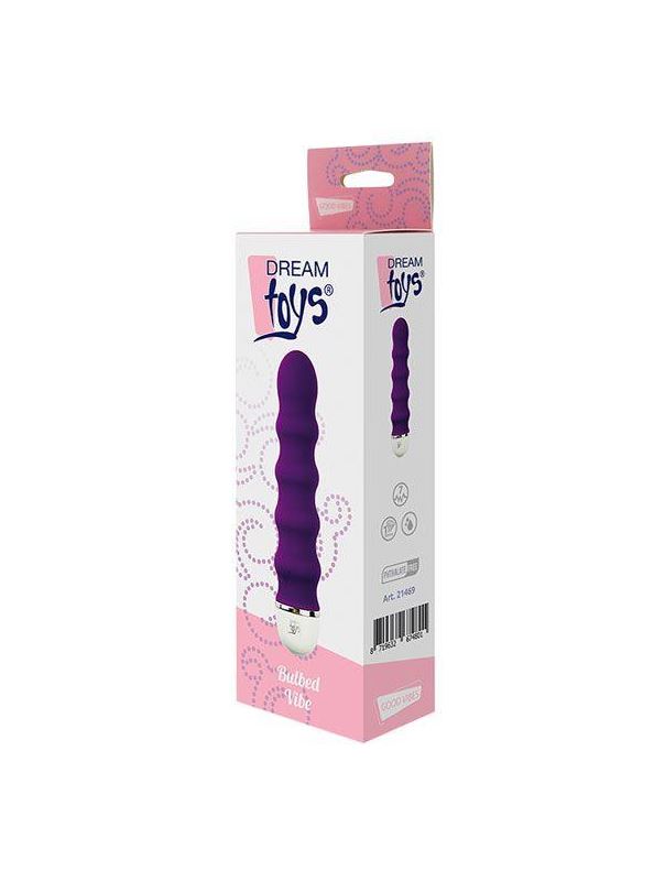 Фиолетовый вибратор BULBED VIBE (16 см)