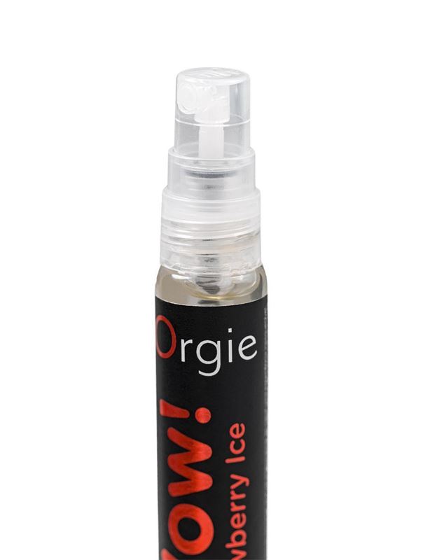 Оральный спрей ORGIE Wow! Strawberry Ice Blowjob Spray с охлаждающим и возбуждающим эффектом (10 мл)