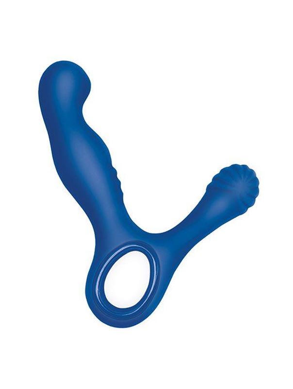 Синий стимулятор простаты с вибрацией Revive Prostate Massager