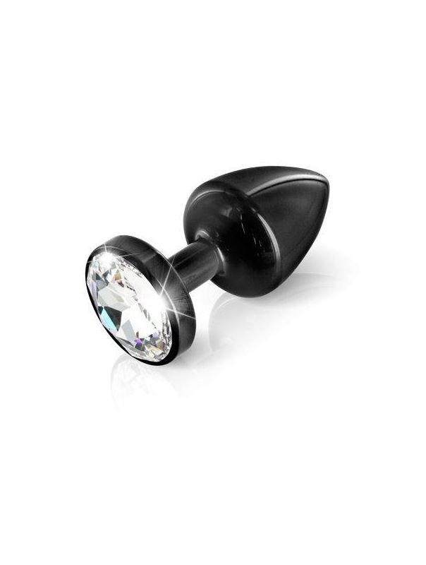 Чёрная анальная пробка ANNI round black T3